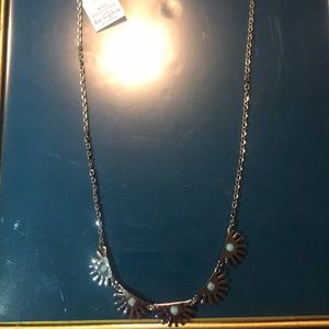 Turquoise silver necklace